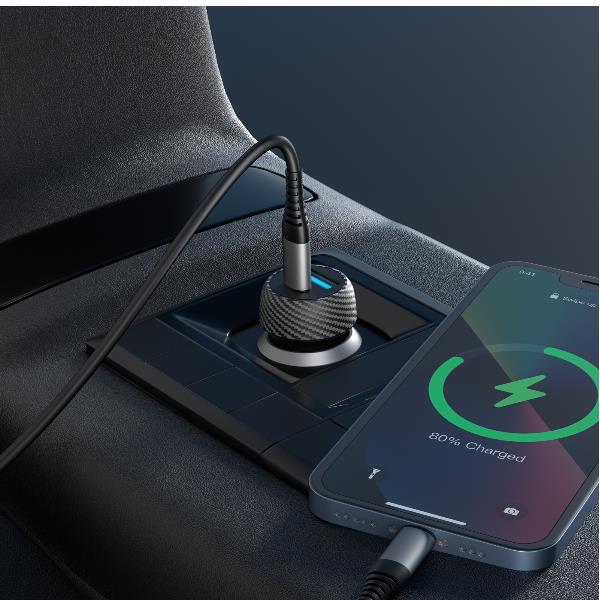 Celly CAR CHARGER USB-C USB-A 45W